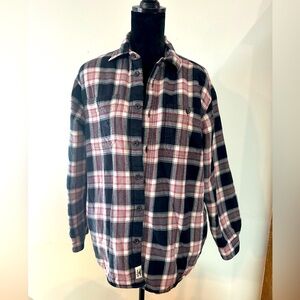 Men’s Wrangler Sherpa-Lined Flannel Jacket